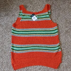 Lauren Ralph Lauren Multicolor Knit Tank Top Size XL